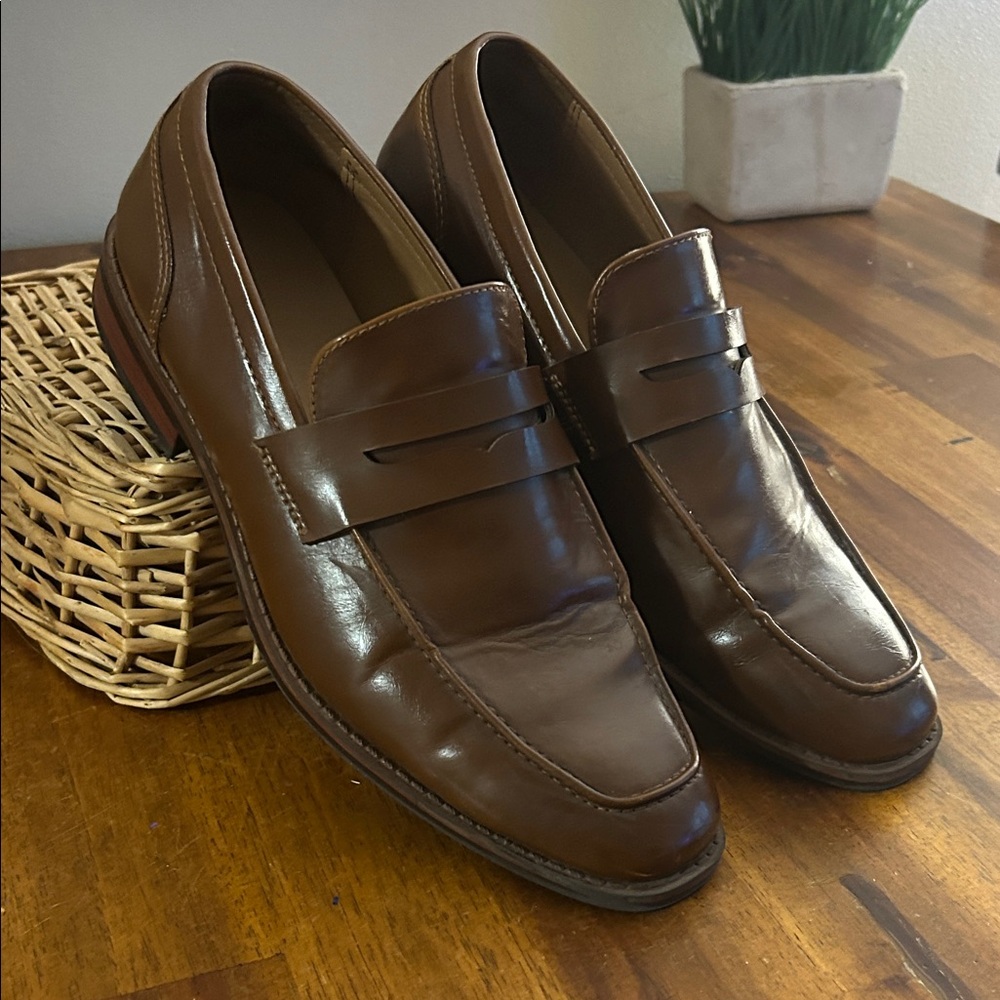 Goodfellow & Co Rich Brown Men's Size: 7 Slip-On Penny Loafers